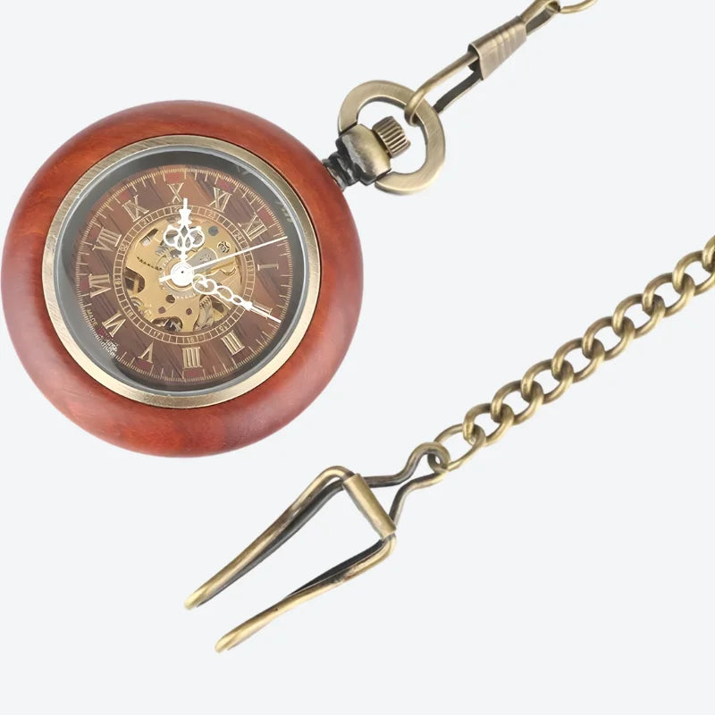 démo montre à gousset vintage bois