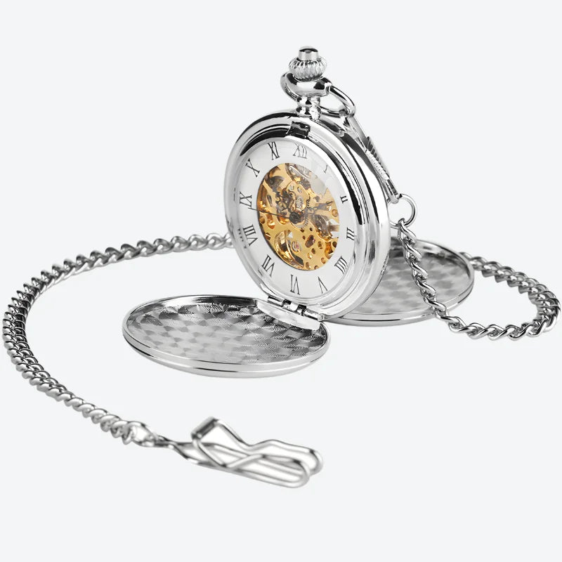 ensemble montre à gousset vintage mécanique