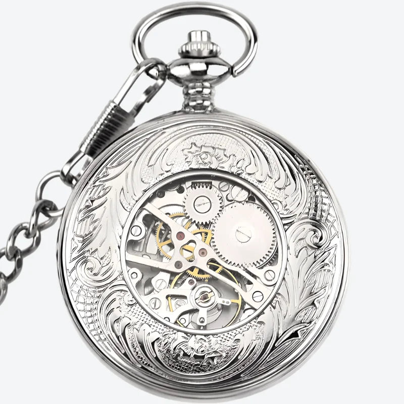 montre à gousset homme mécanique dos