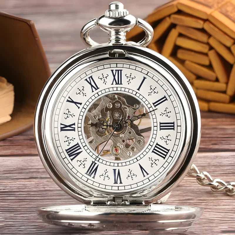 montre à gousset mécanique face