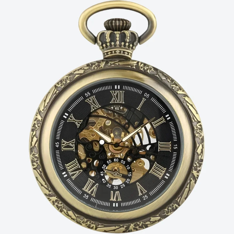 montre à gousset mécanique homme bronze