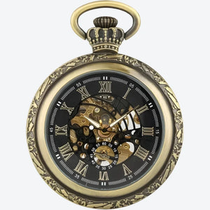 montre à gousset mécanique homme bronze