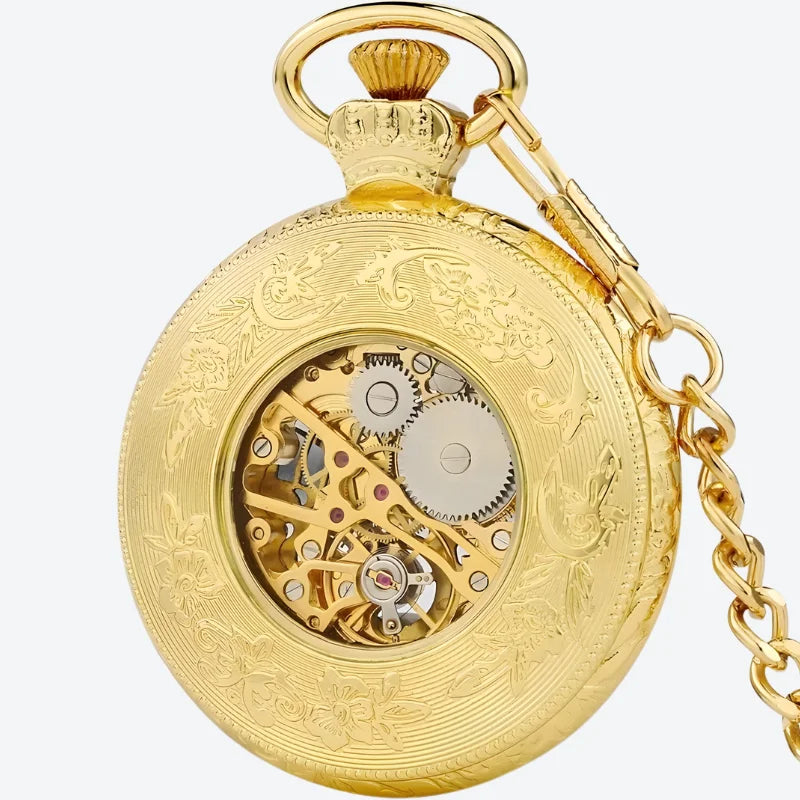 montre à gousset mécanique homme dos