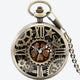 montre à gousset mécanique steampunk bronze