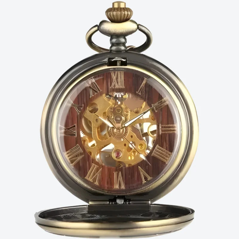 montre à gousset phénix ouvert