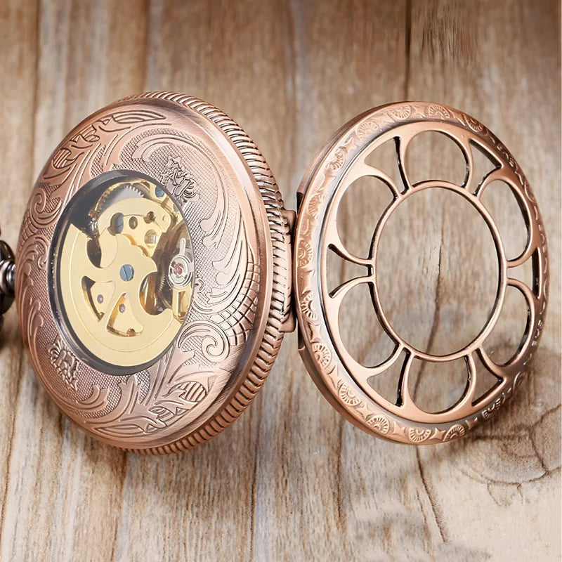 montre à gousset rosace ouvert