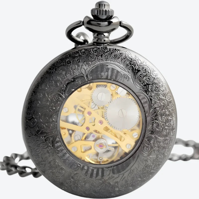 montre à gousset steampunk dos