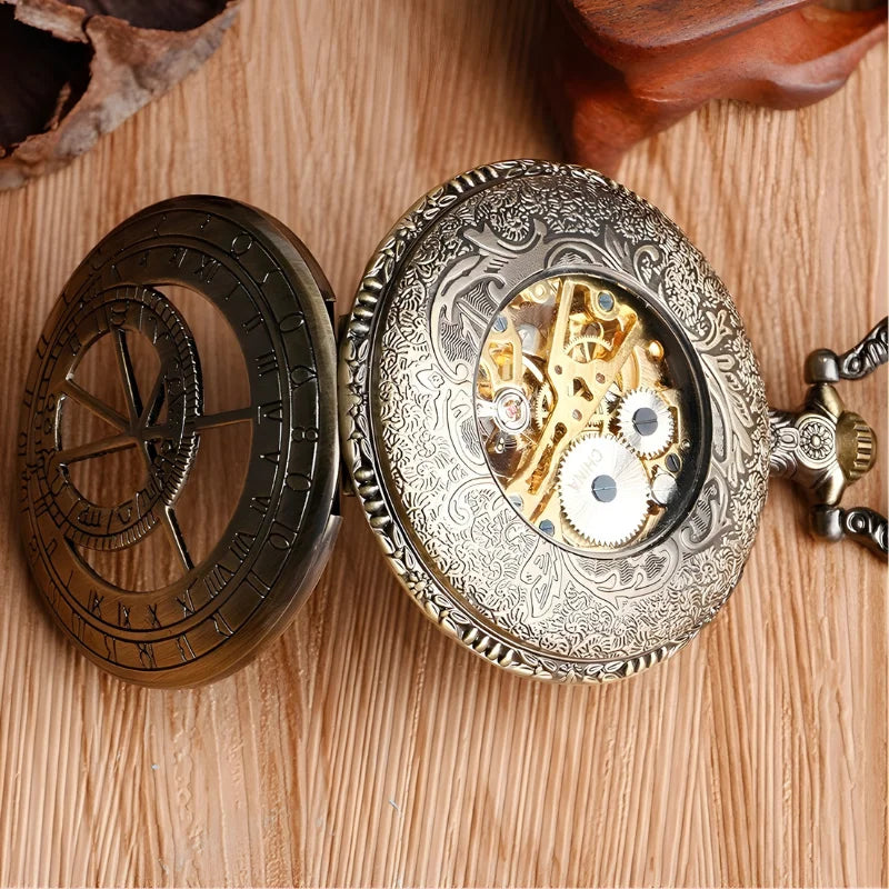 montre à gousset steampunk ouvert