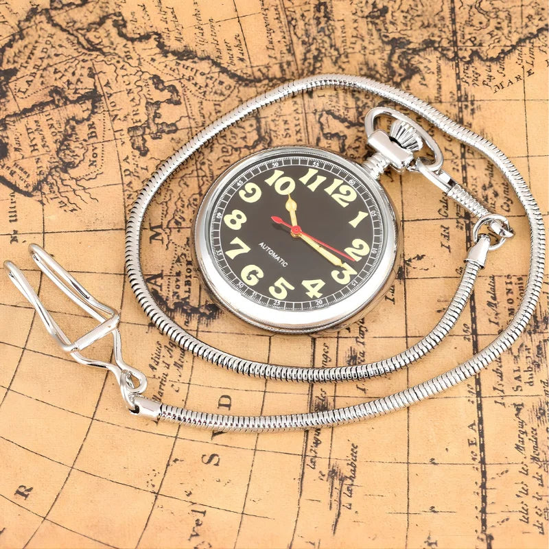 montre gousset automatique chaîne