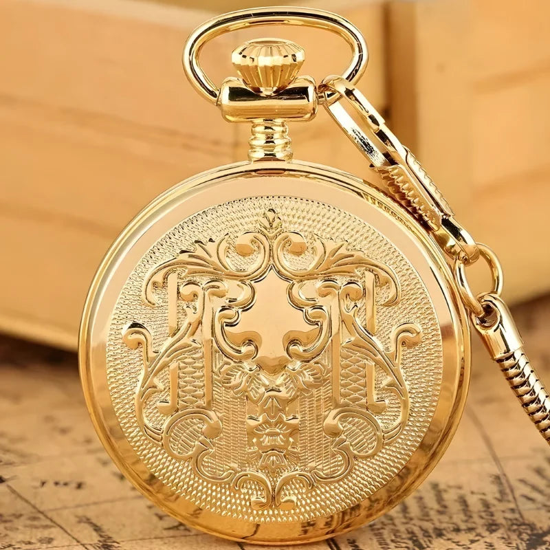 montre gousset automatique doré dos