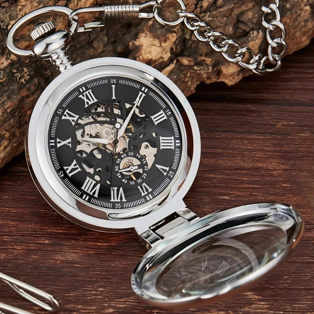 montre gousset clapet ouvert