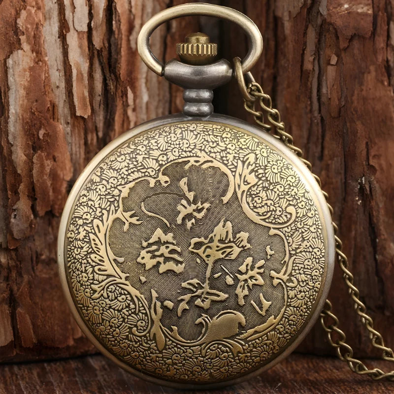 montre gousset éléphant dos