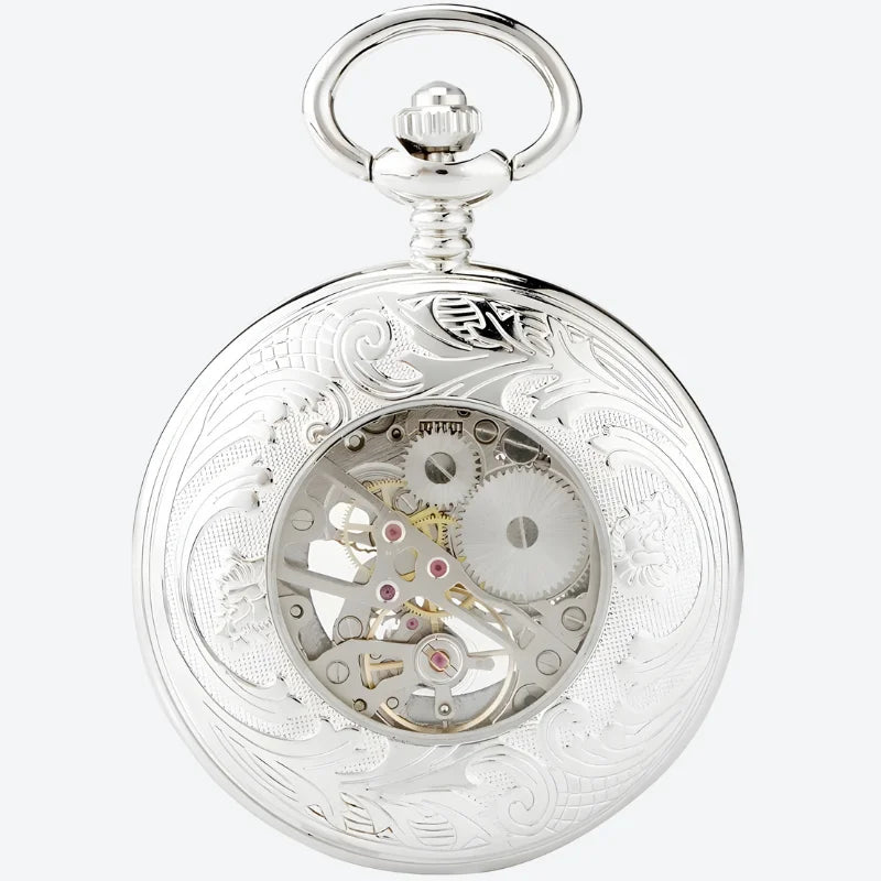 montre gousset homme mécanique dos