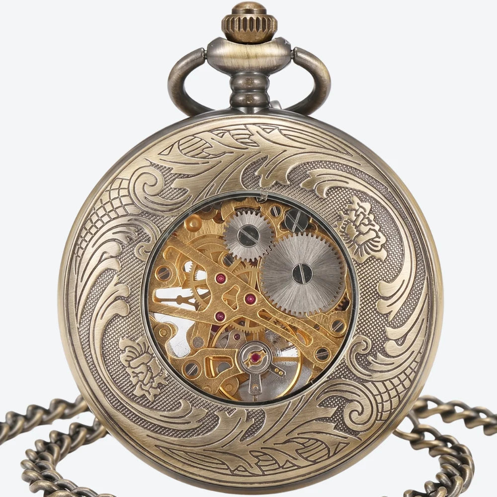 montre gousset homme vintage dos