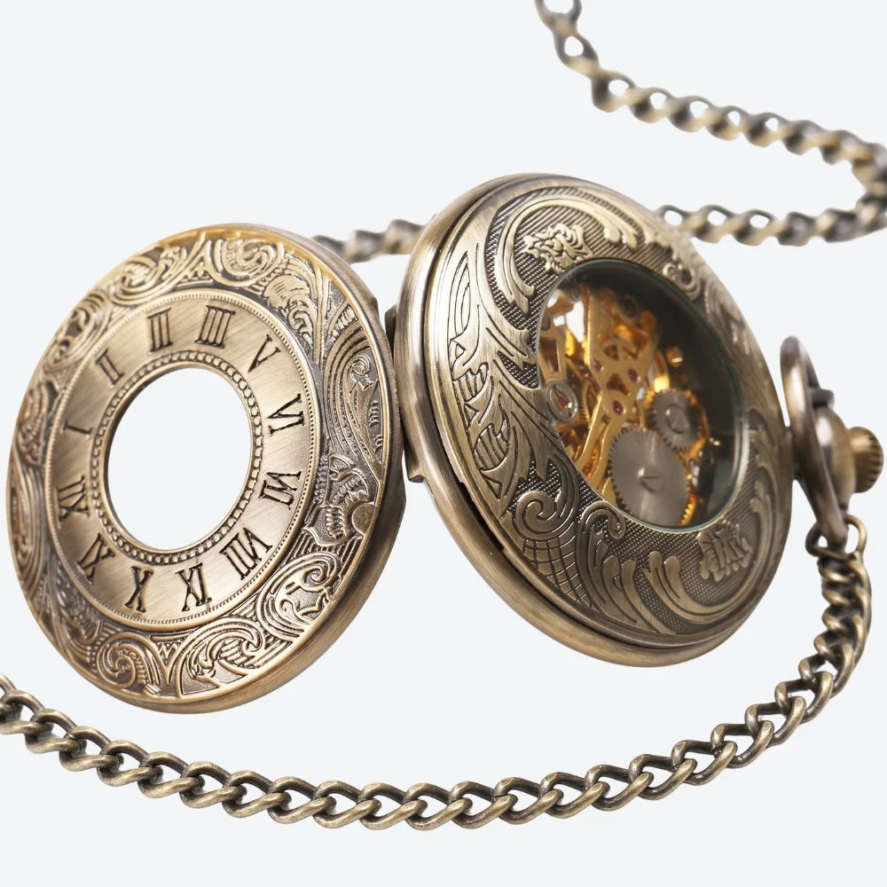 montre gousset homme vintage ouvert