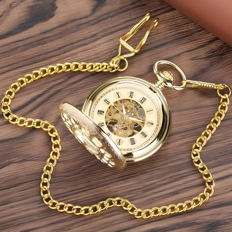 montre gousset mécanique chaîne