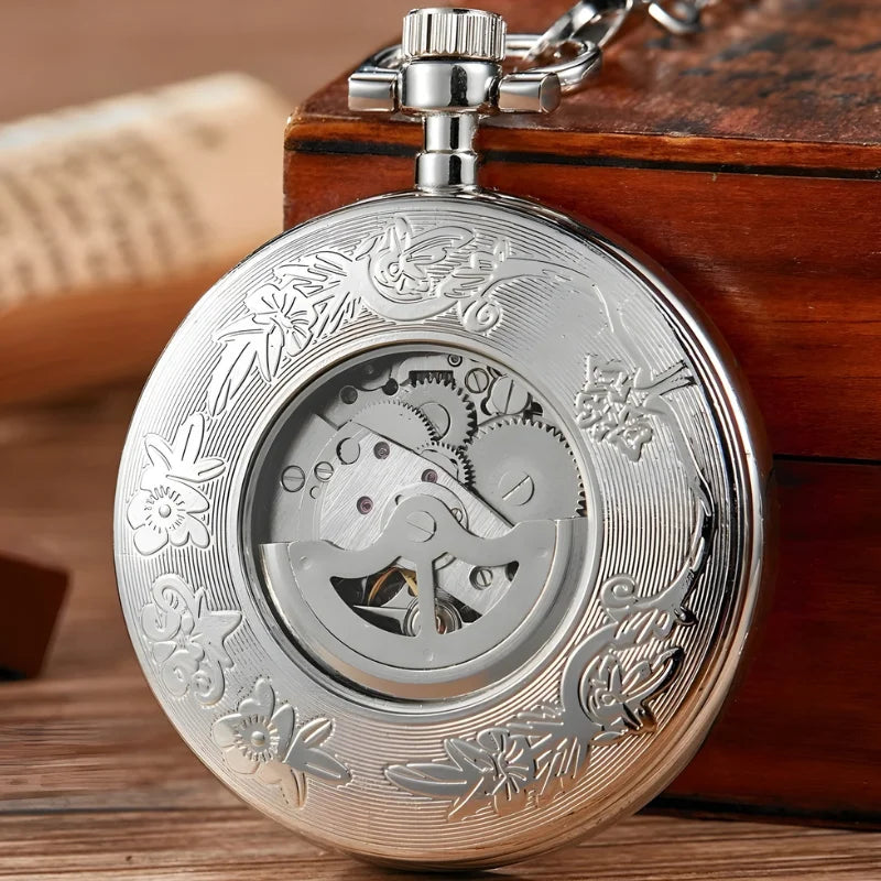 montre gousset mécanique homme dos