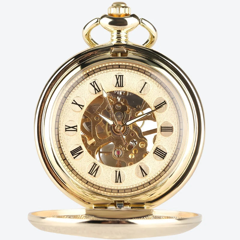 montre gousset mécanique ouvert