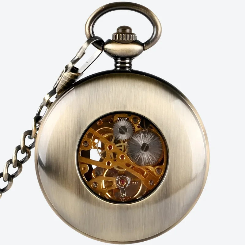 montre gousset mécanique vintage dos