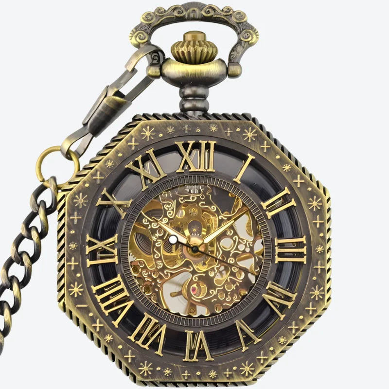 montre gousset octogonale