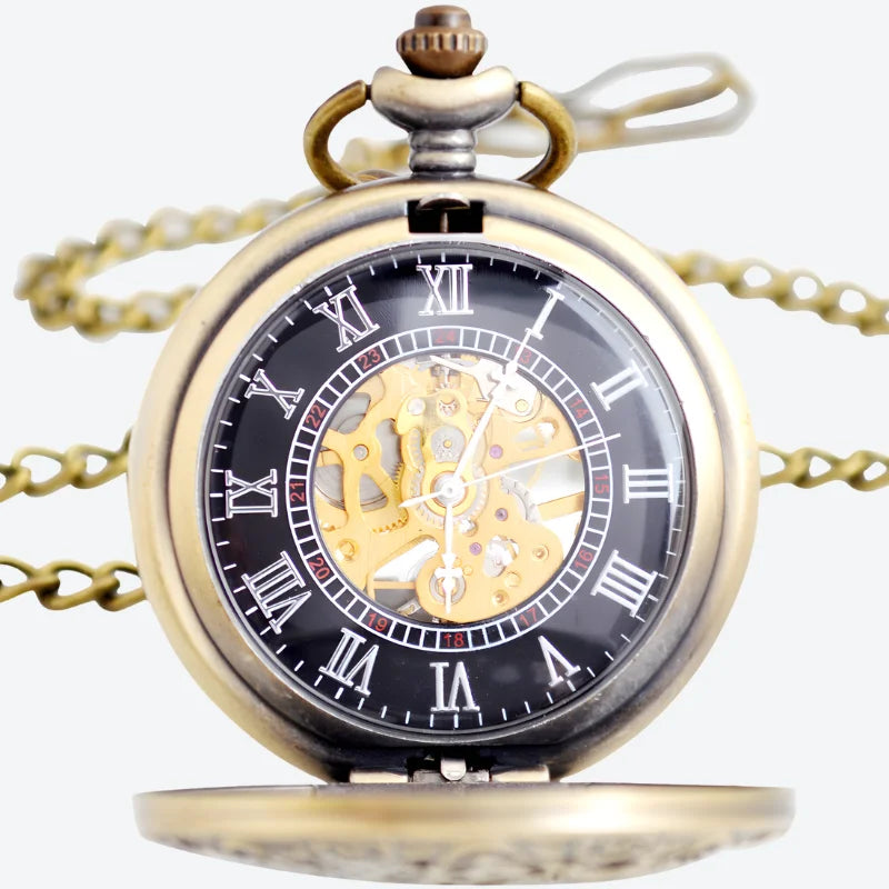 montre gousset steampunk face