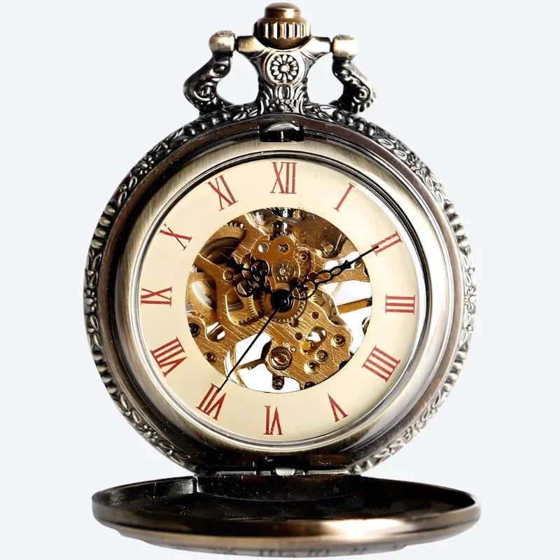 montre gousset steampunk face