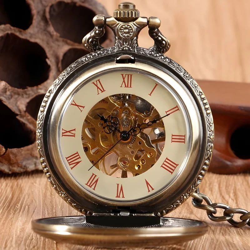 montre gousset steampunk ouvert