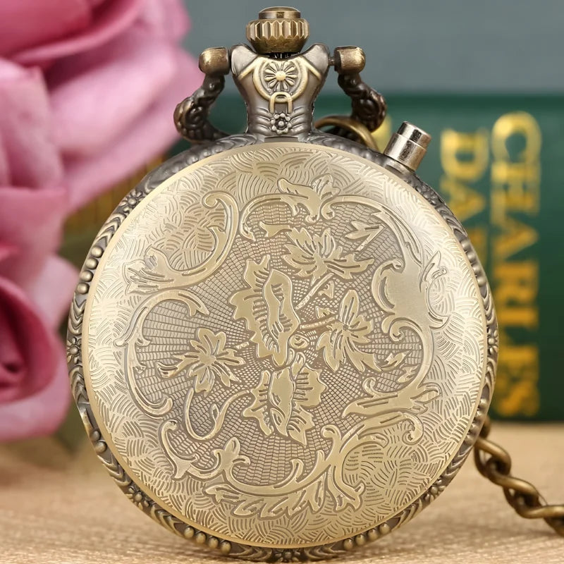 montre gousset train dos