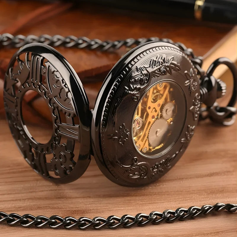 ouvert montre à gousset mécanique steampunk